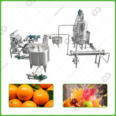 lini produksi jus jeruk