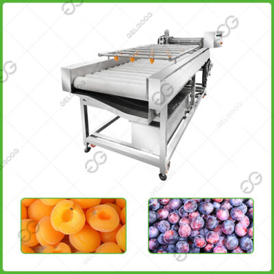 máquina limpiadora de albaricoques