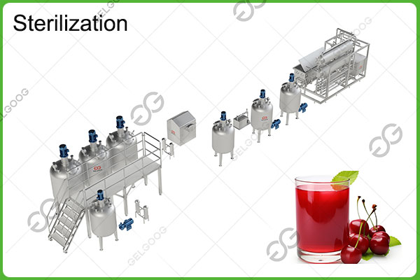 cranberry juice Sterilization system