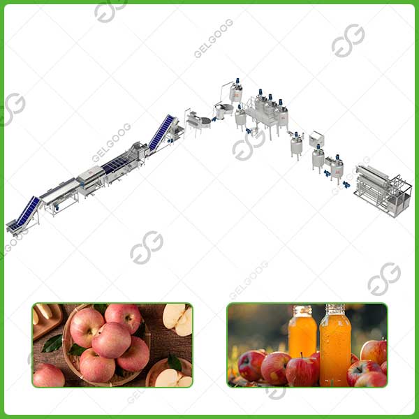 apple juice processing plant